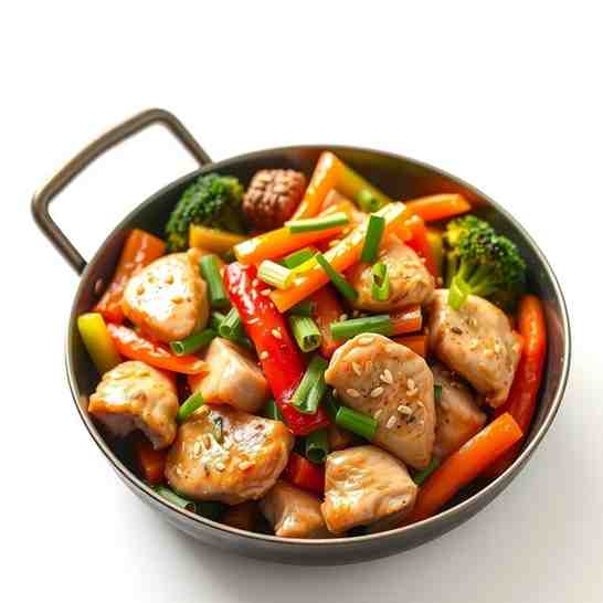 Healthy Chicken Vegetable Low-Calorie - Stir Fry